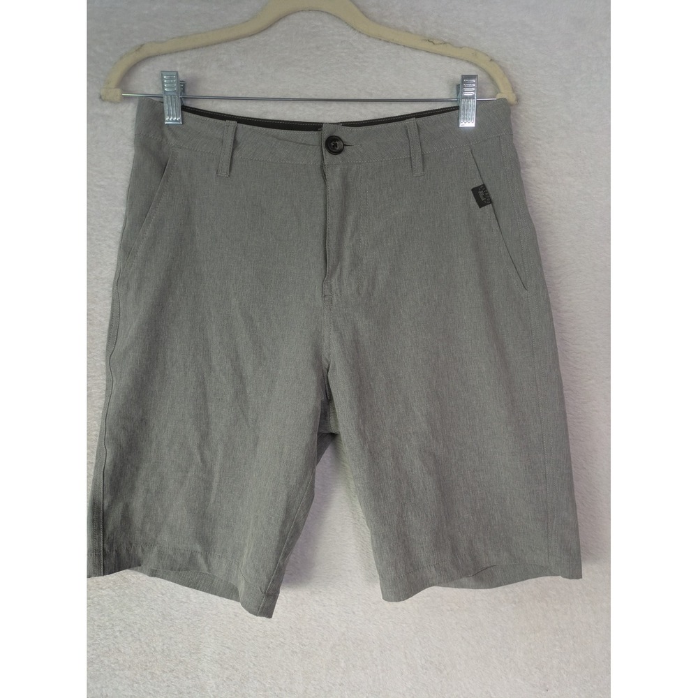 Nitrous Black Hybrid Shorts Men's 28 Gray Heathered Quick Dry Stretch Pockets